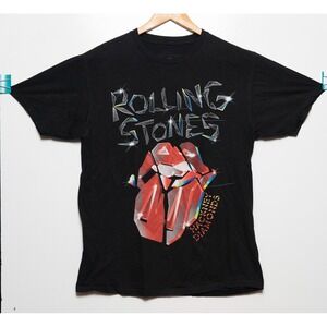 The Rolling Stones Hackney Diamonds Black Band T-Shirt Size L